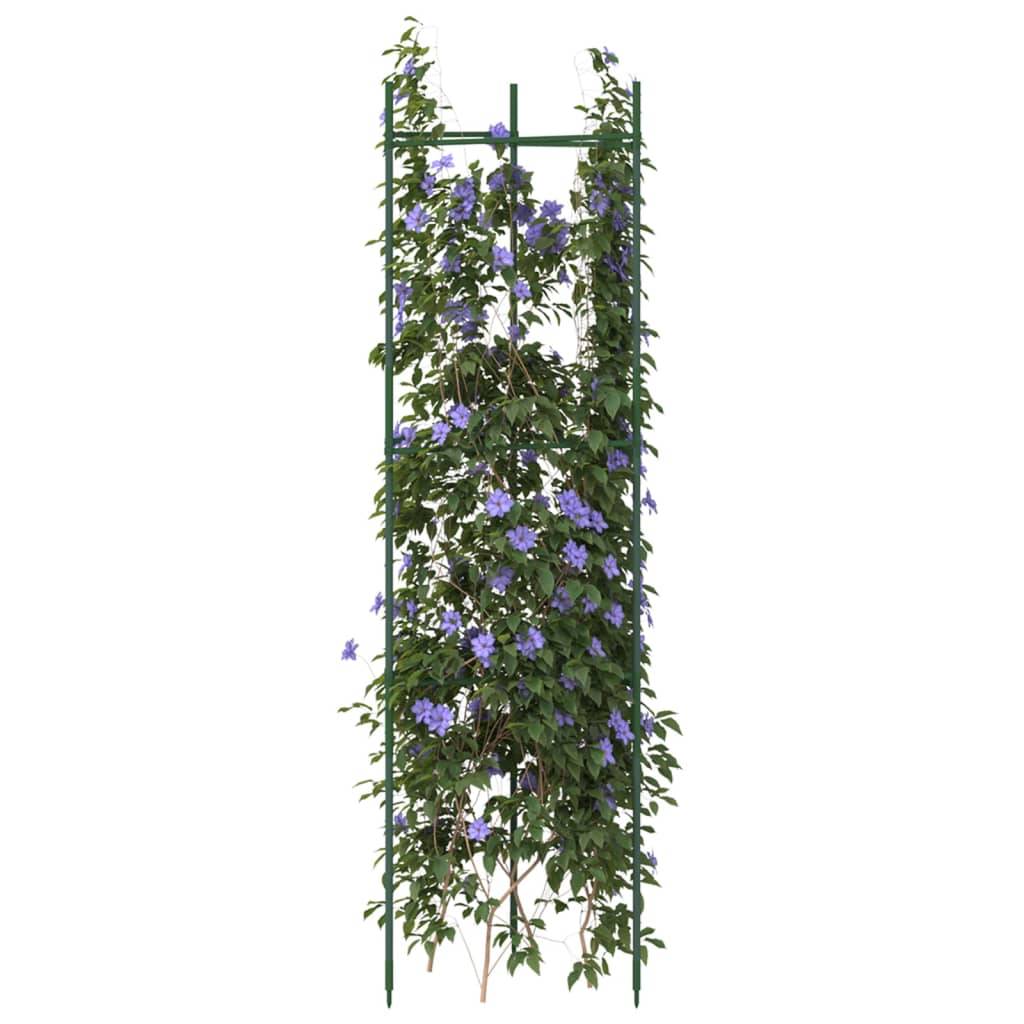 Vidaxl - Cage à tomates 2 pcs 116 cm acier et PP vidaXL 4009283 - Image 1