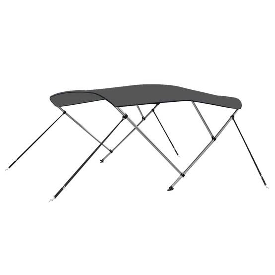 Store banne | Auvent bimini à 3 arceaux Anthracite 183x160x137 cm Maison Chic - Image 1
