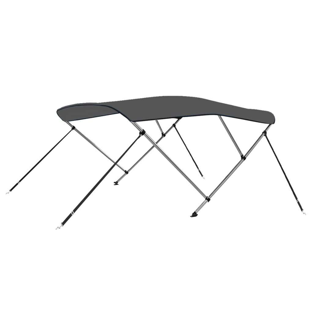 Store banne | Auvent bimini à 3 arceaux Anthracite 183x160x137 cm Maison Chic - Image 1