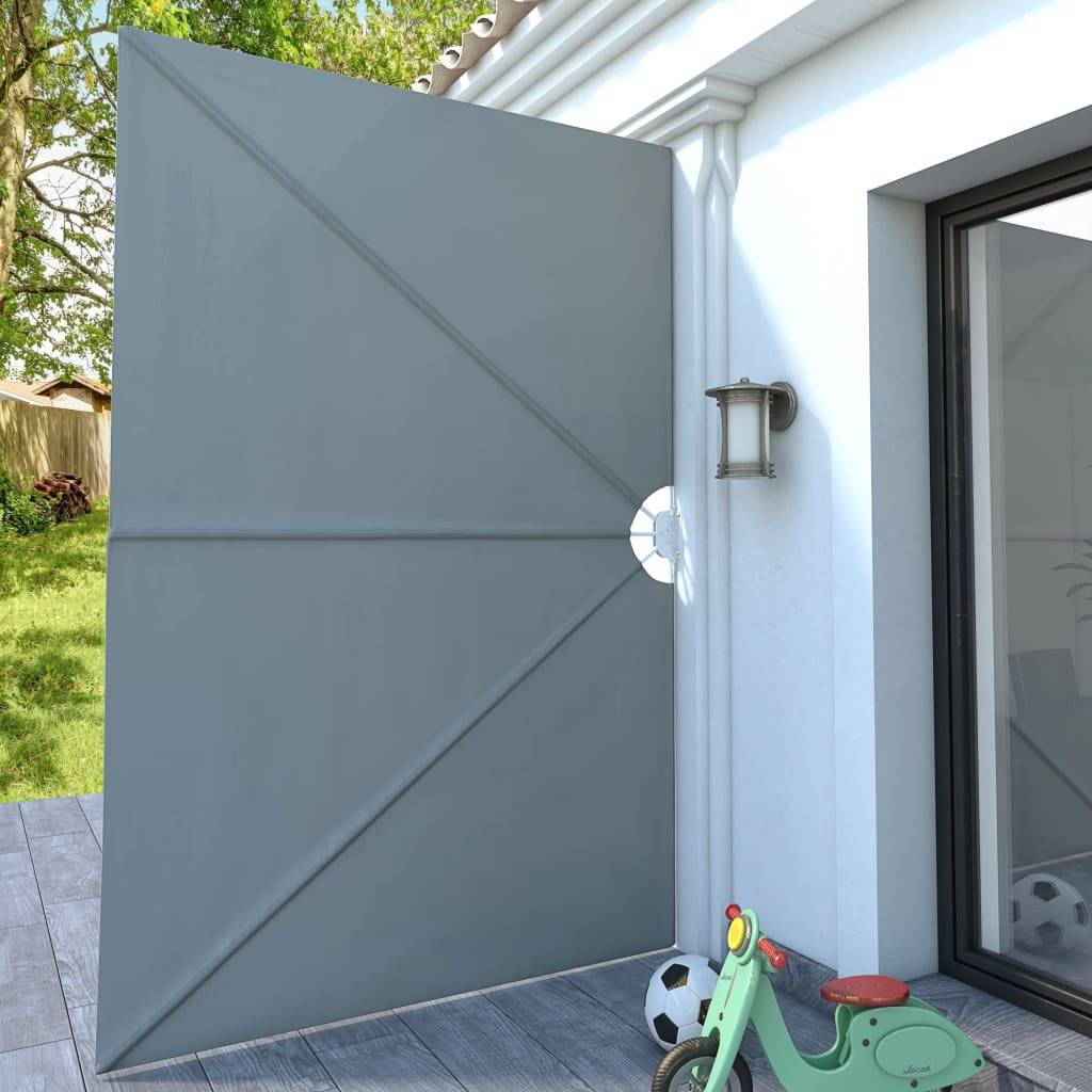Store banne | Auvent latéral pliable de terrasse Gris 300 x 200 cm Maison Chic - Image 3