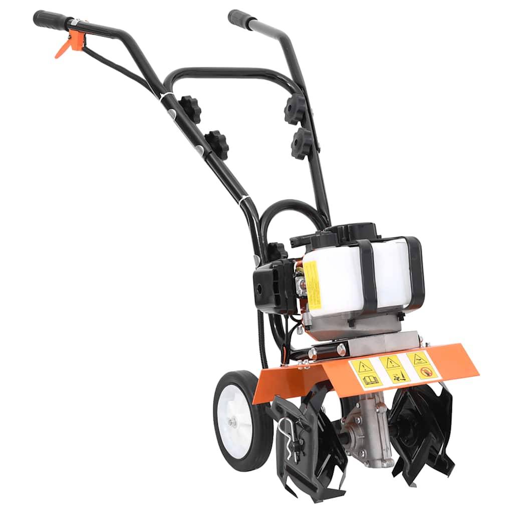 PANGIVO - Cultivateur à essence acier noir et orange 80 x 45 x 101 cm - PANGIVO - Image 1