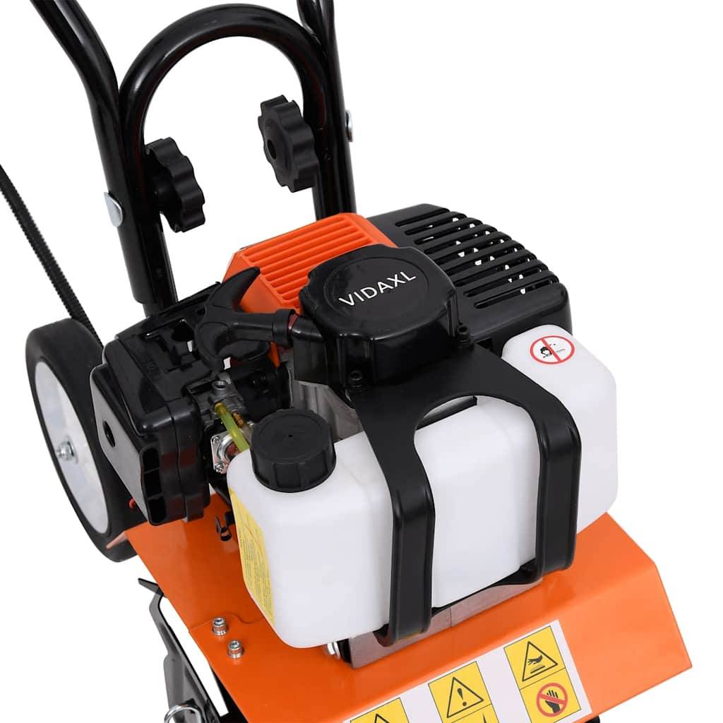 PANGIVO - Cultivateur à essence acier noir et orange 80 x 45 x 101 cm - PANGIVO - Image 4