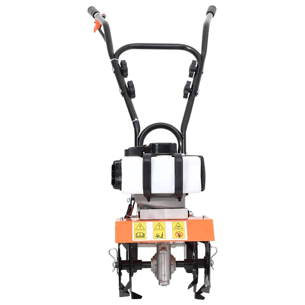PANGIVO - Cultivateur à essence acier noir et orange 80 x 45 x 101 cm - PANGIVO - Image 2