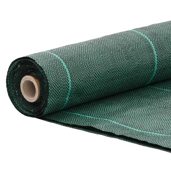 Toile de paillage polypropylène pour jardin potager anti-mauvaises herbes 1,5x10 m Vert - ComfortXL Outdoor Living - Image 3