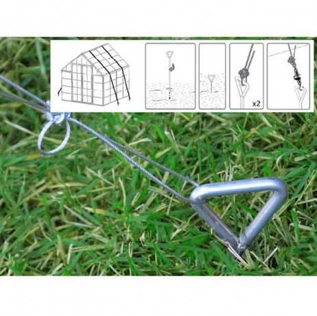 Canopia - Serre de jardin en polycarbonate Harmony 6,84 m², Couleur Argent, Ancrage au sol Oui - Image 5