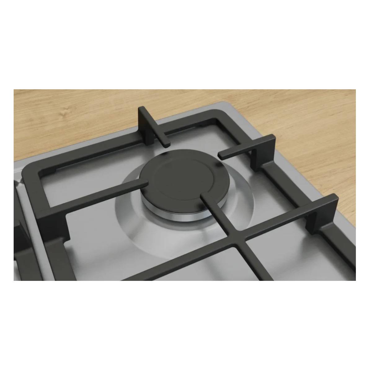 Bosch - Table de cuison gaz 60cm 4 feux 7500w inox PGP6B5K90 Bosch - Image 4