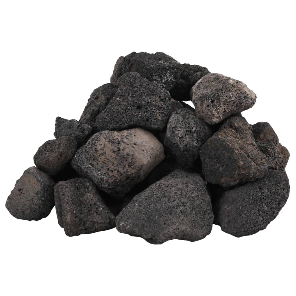 Pierres de Lave Décoratives pour Bassin et Jardin 25 kg Noir 5-8 cm - ComfortXL Outdoor Living - Image 3