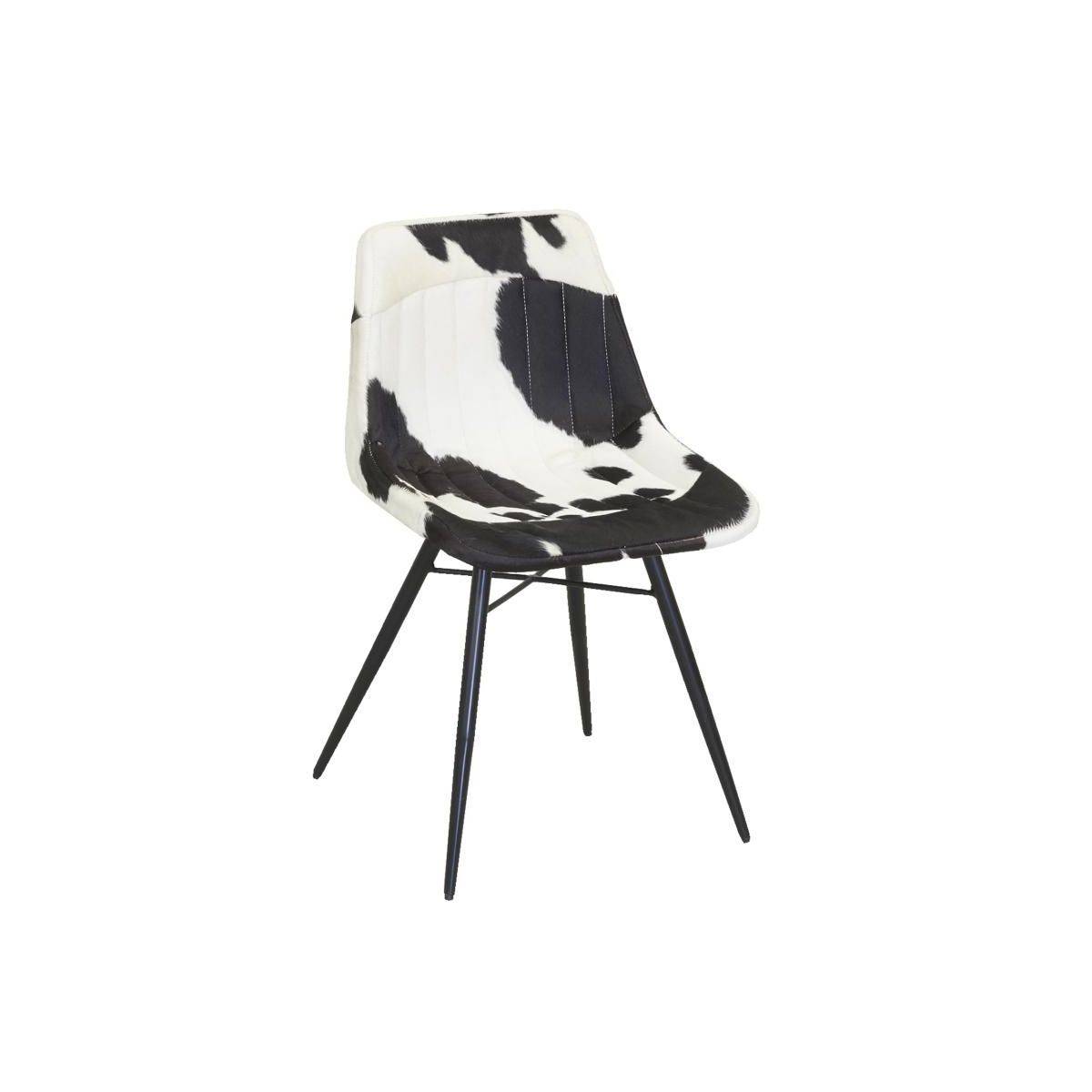Aubry Gaspard - Chaise en peau de vache véritable - Imagen 1