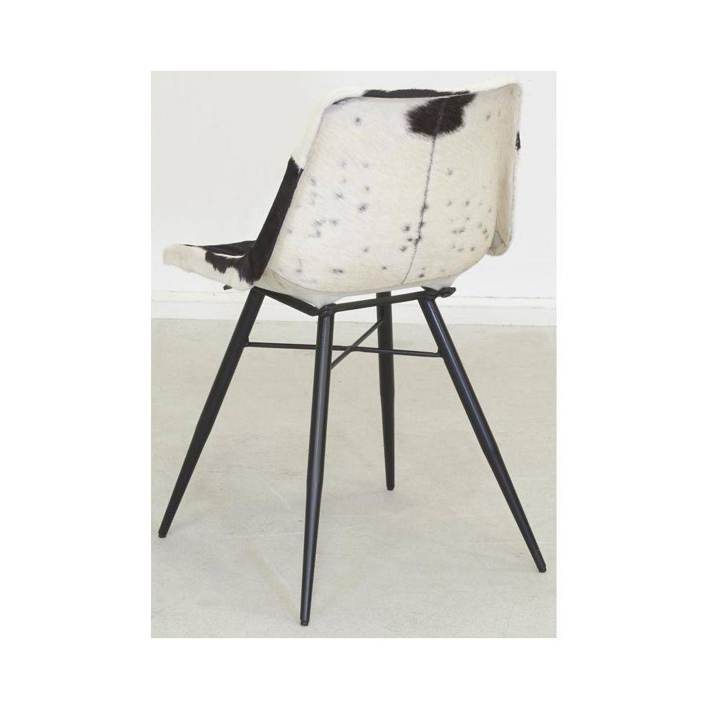 Aubry Gaspard - Chaise en peau de vache véritable - Imagen 3