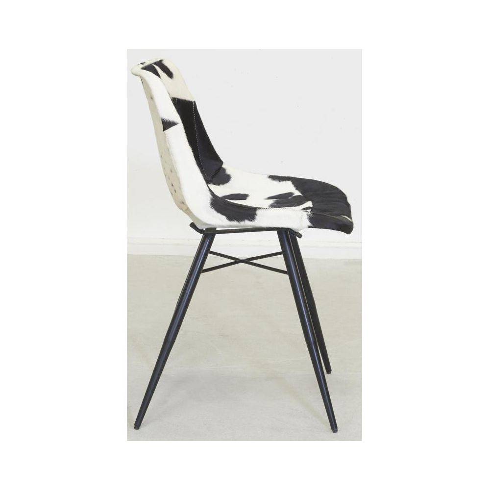 Aubry Gaspard - Chaise en peau de vache véritable - Imagen 4