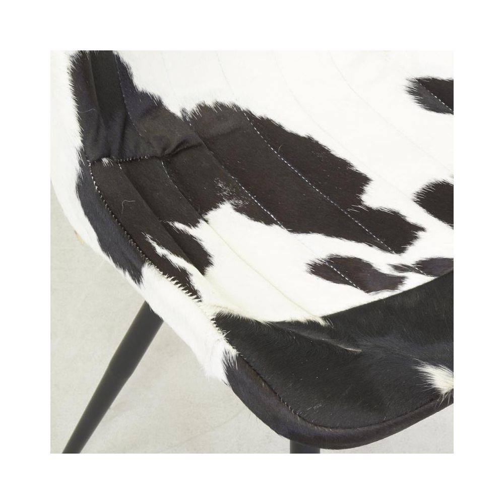Aubry Gaspard - Chaise en peau de vache véritable - Imagen 2
