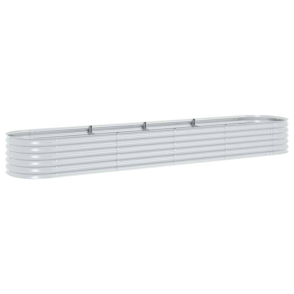 Prolenta Premium - Jardinière acier argent 400 x 80 x 44 cm - Prolenta premium p3114.9 - Image 1
