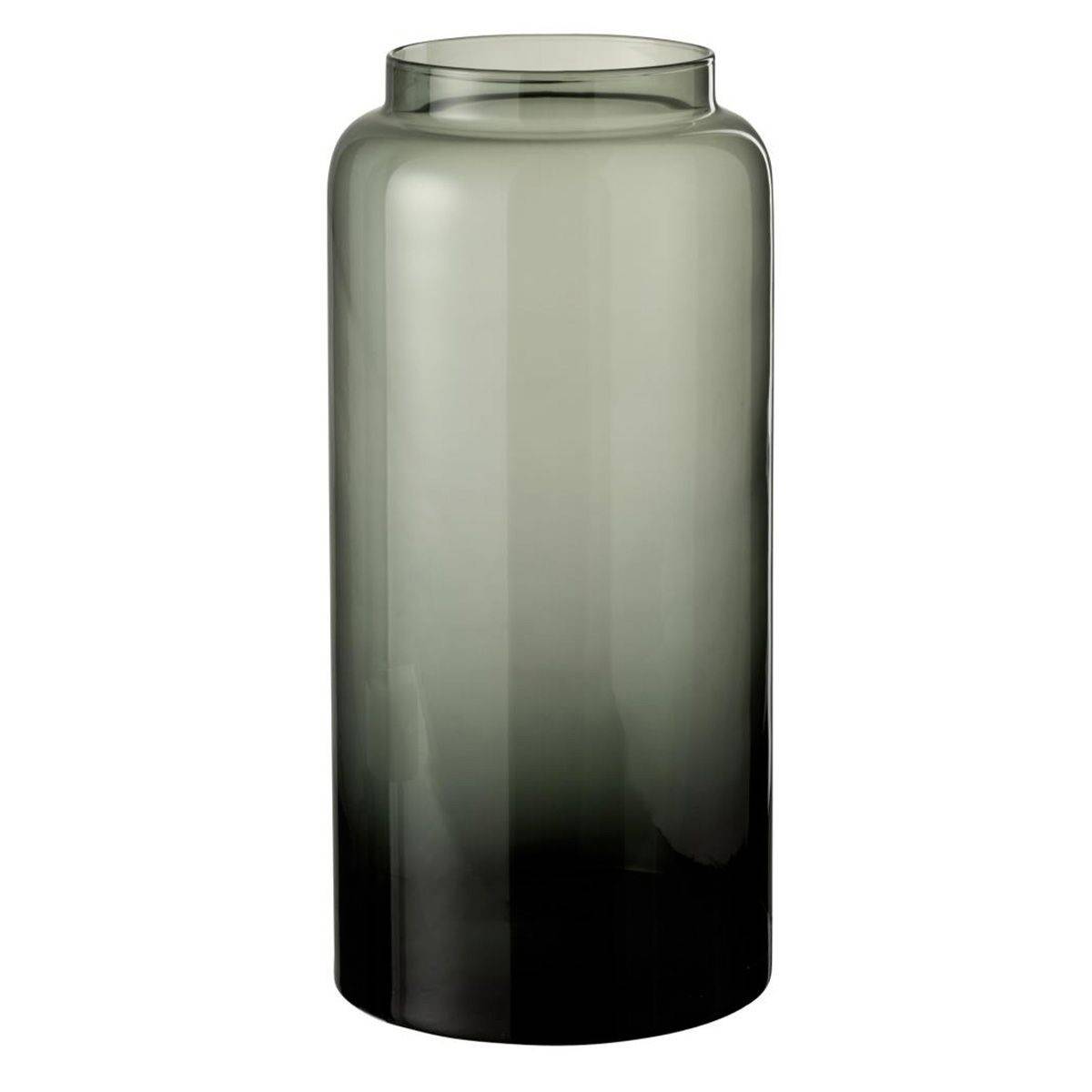 J-Line - Vase Design en Verre "Droit Long" 40cm Gris