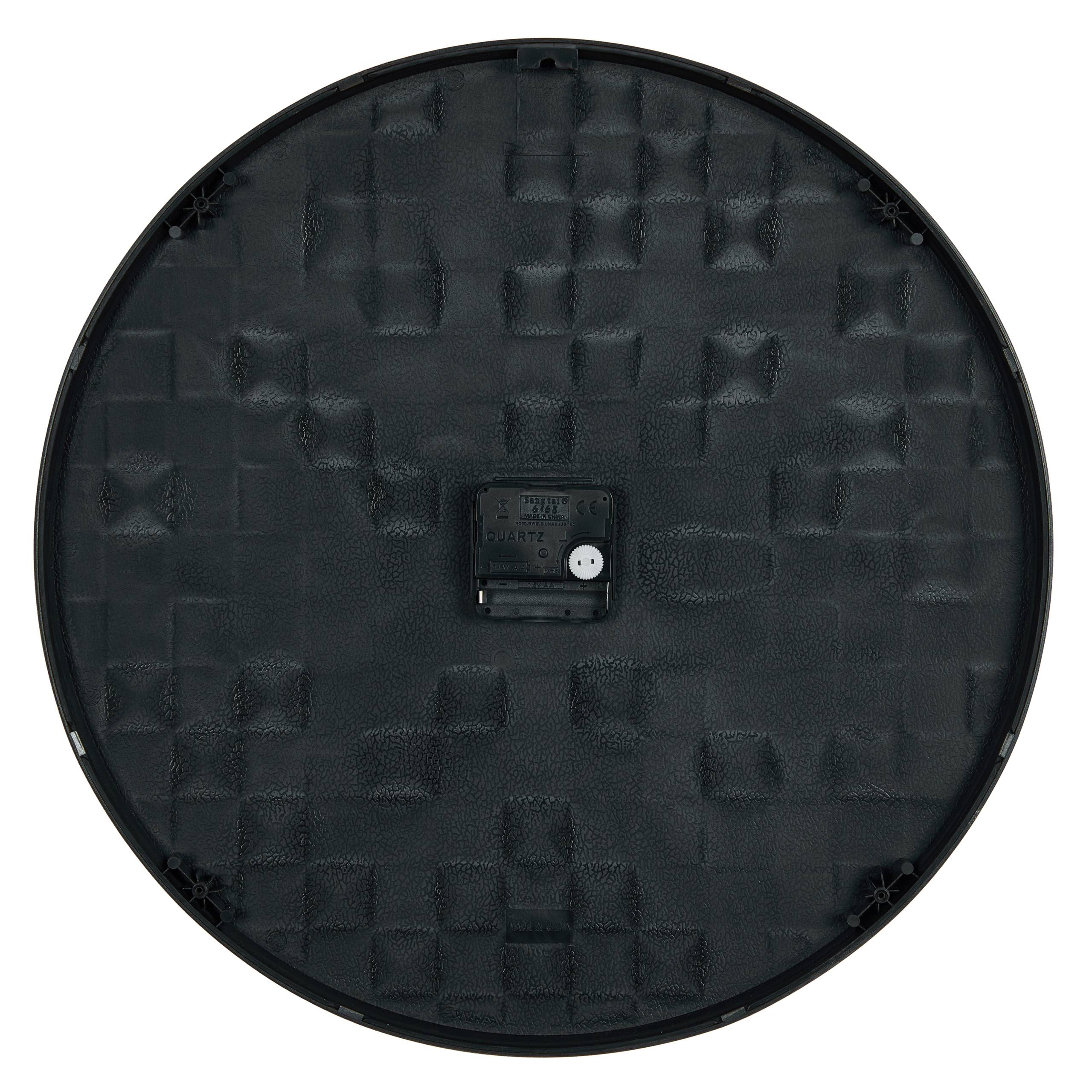 Beliani - Horloge murale Matière synthétique Noir CREUSE - 40x4x40- Beliani - Image 4