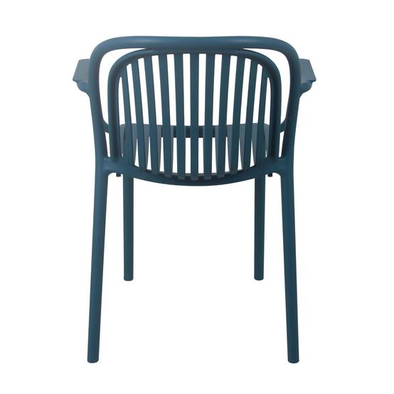 Oviala - Fauteuil de terrasse bleu canard Copenhague - Oviala - Imagen 4