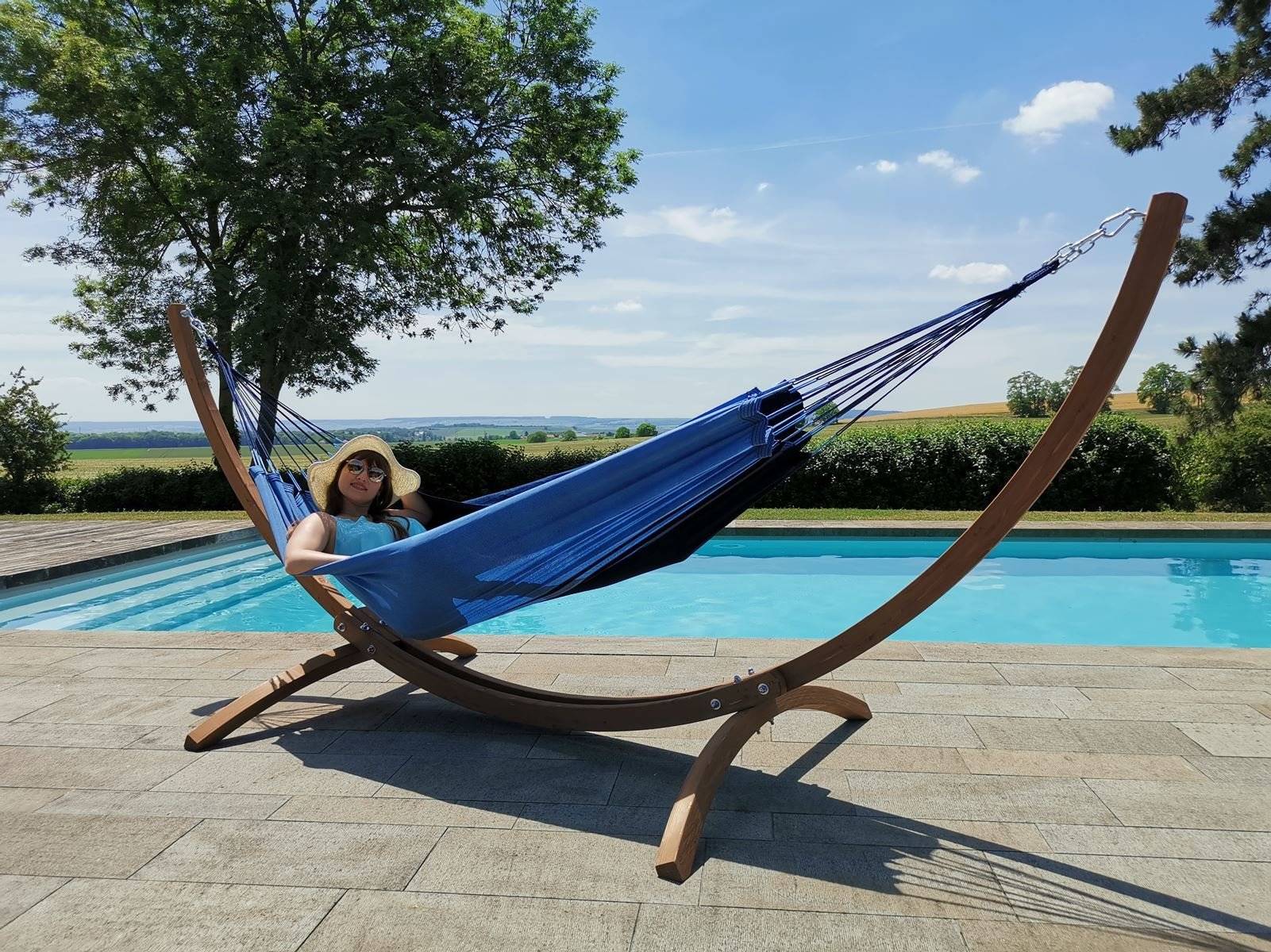 Jobek - Set Bois WEEKEND 350x125x136,5 cm Caraïbes certifié FSC Mix JOBEK - Image 3