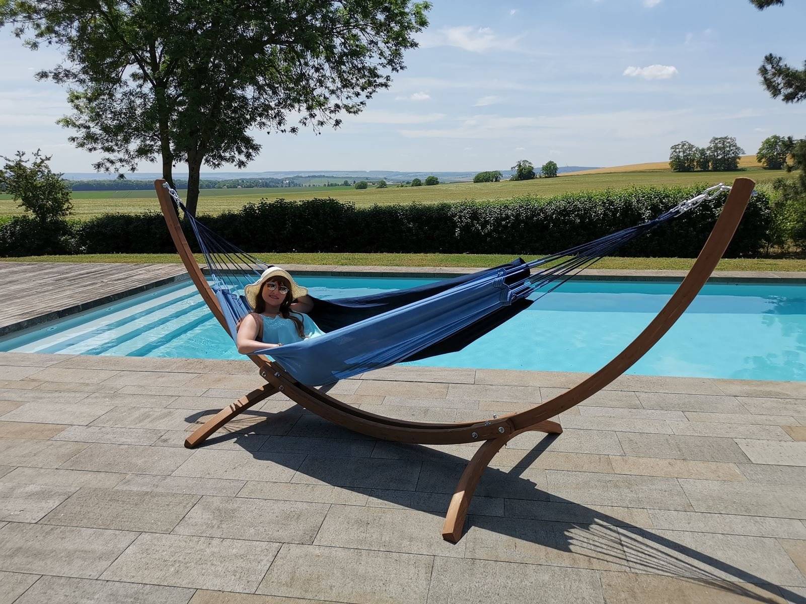 Jobek - Set Bois WEEKEND 350x125x136,5 cm Caraïbes certifié FSC Mix JOBEK - Image 2
