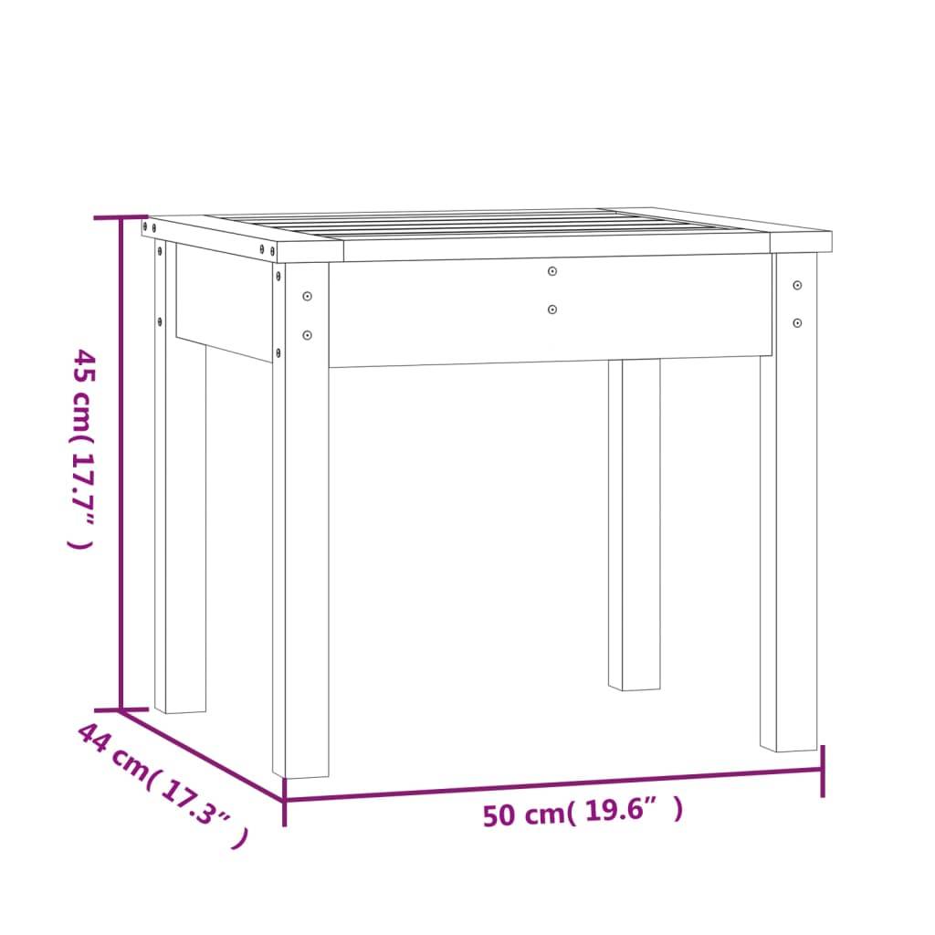 Helloshop26 - Banc de jardin meuble de patio d'extérieur terrasse 50 x 44 x 45 cm bois massif de douglas - Imagen 4