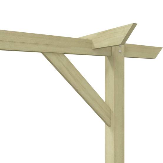 Treillis de Jardin avec Étagères Bois Sapin Massif Gris 55x140cm - ComfortXL Outdoor Living - Image 8
