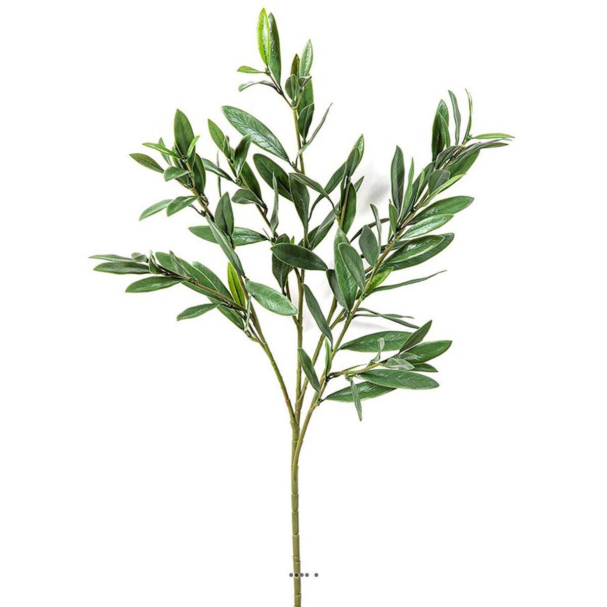Artificielles - Branche d Olivier artificiel H 67 cm 112 feuilles Plastique anti UV - Imagen 1