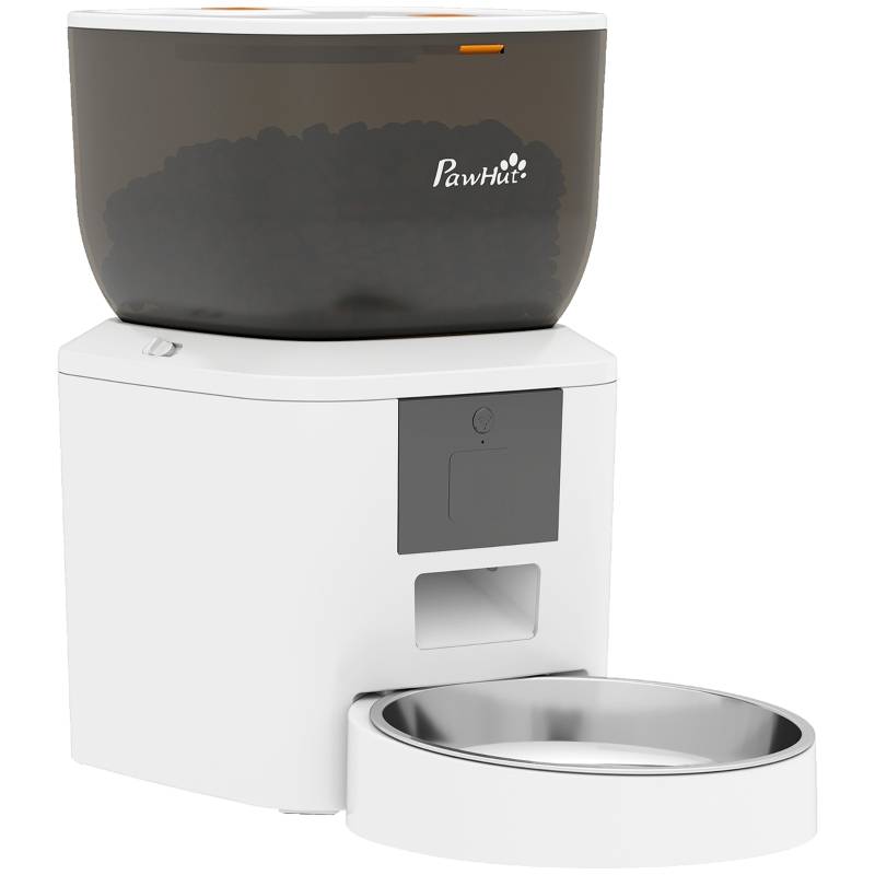 ComfortXL - Distributeur automatique croquettes avec gamelle inox pour chat et chien connecté WiFi 4L Blanc - ComfortXL Outdoor Living - Image 1