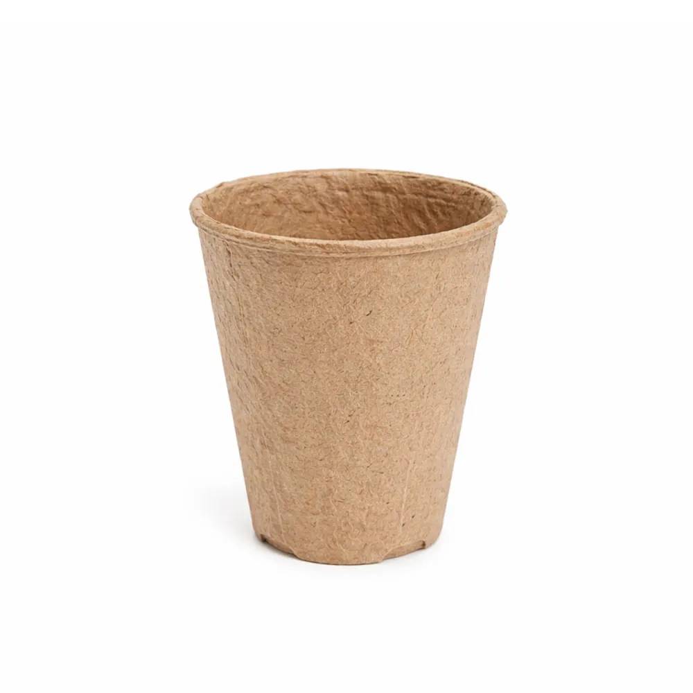 24 Pots Biodégradables Ronds Ø8 cm pour Semis et Culture - Image 4
