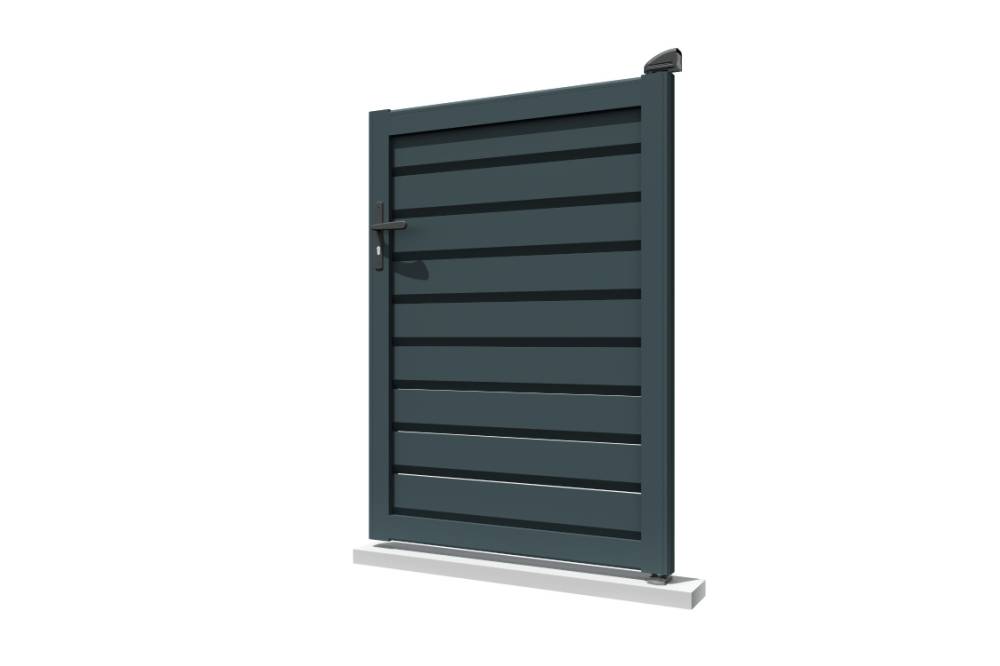 Ombrazur - Portillon brise-vue Gris anthracite L 1000 x H 1707 mm OMBRAZUR - Image 1