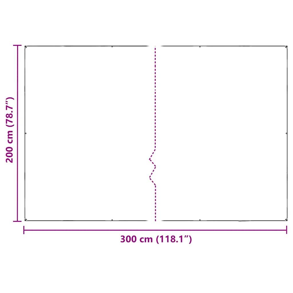 PANGIVO - Couverture végétale PVC transparent et blanc 300 x 200 cm - PANGIVO - Image 10