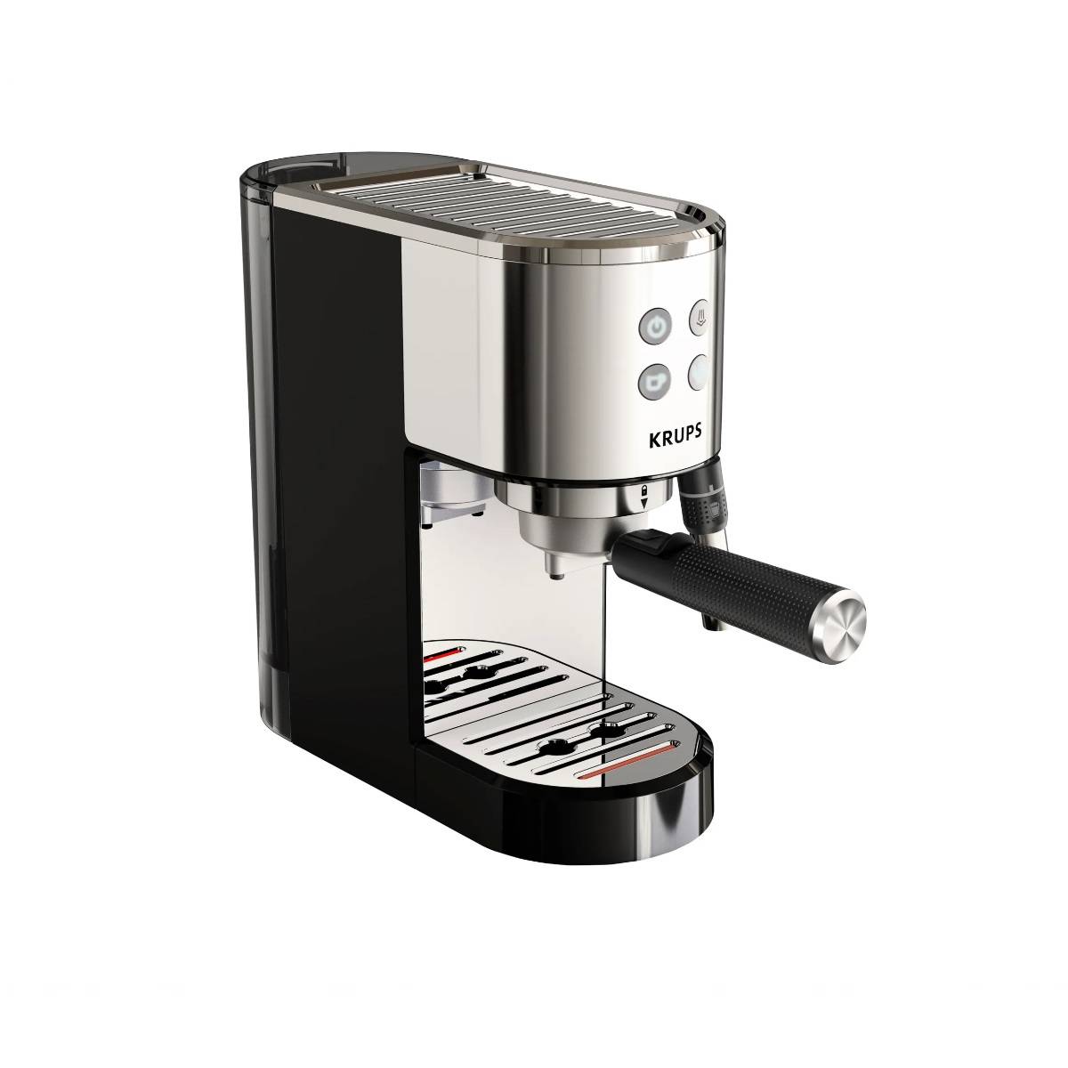 Machine à expresso 15 bars inox/noir XP444C10 Krups - Image 4