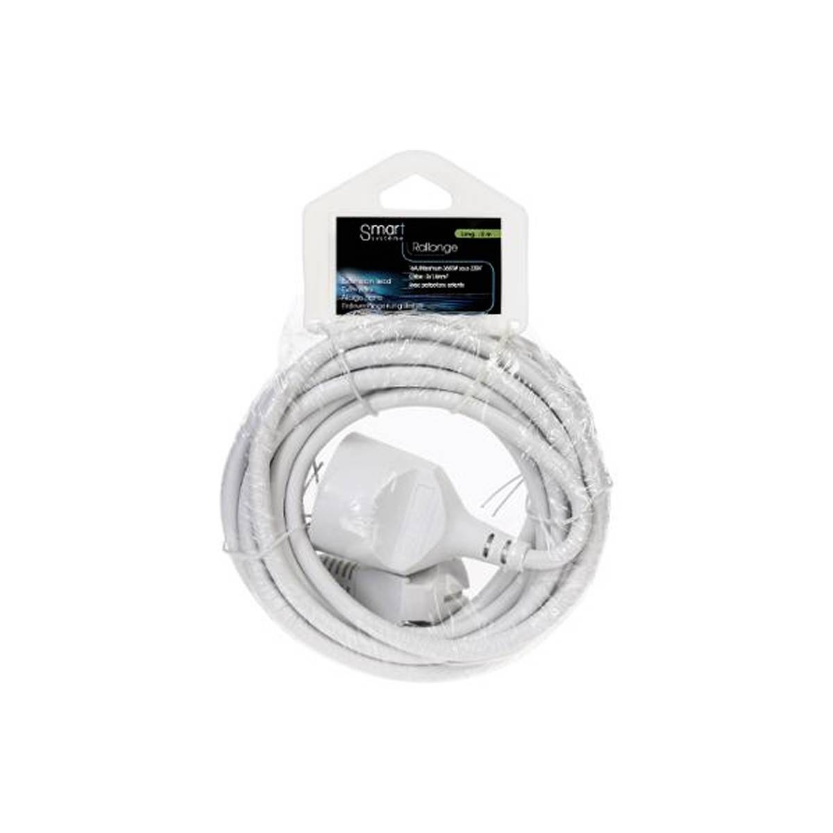 Rallonge Electrique "Terre" 5m Blanc - Image 2