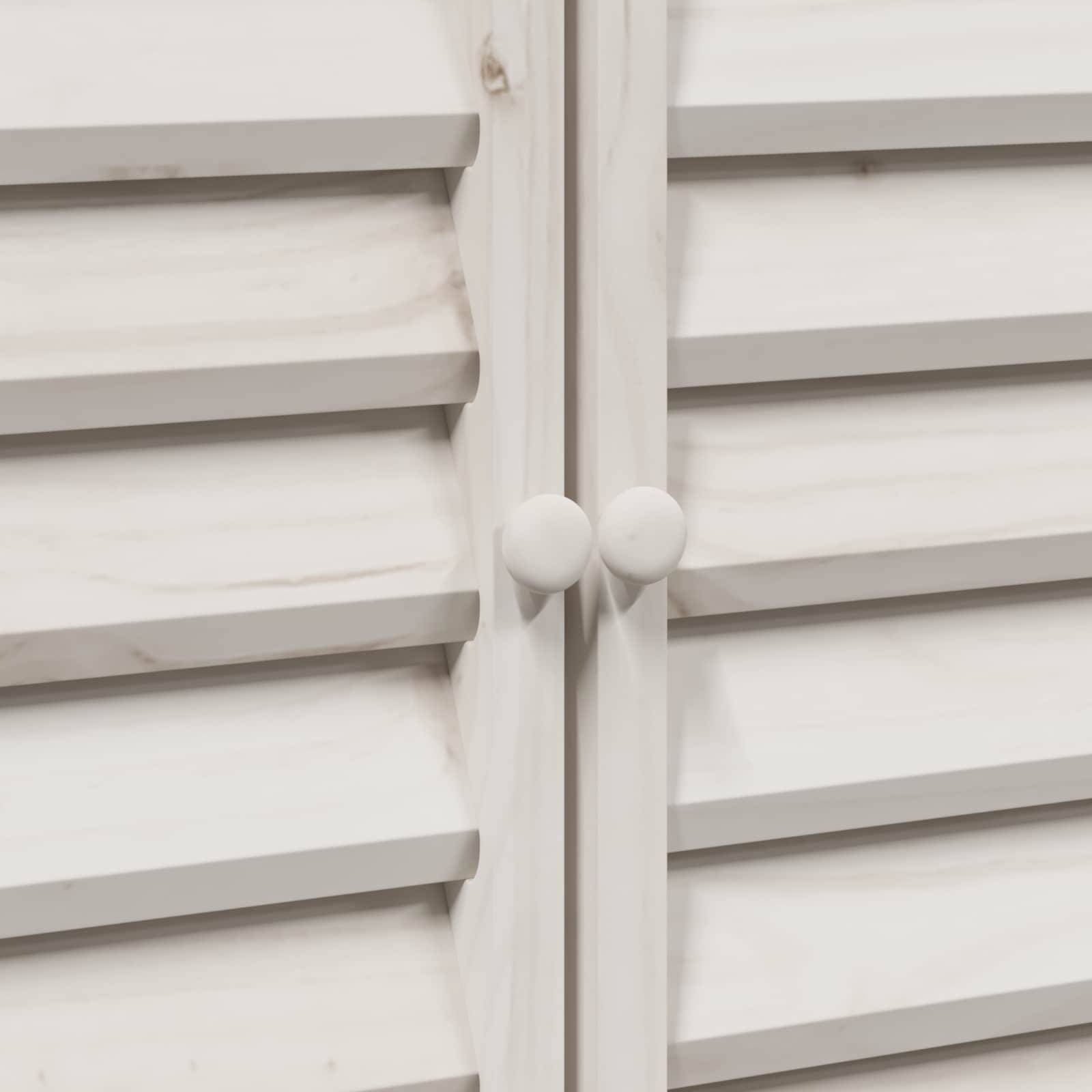 PANGIVO - Abri de jardin bois de sapin blanc 106 x 56 x 113.5 cm, poids:20.14kg - PANGIVO - Image 9