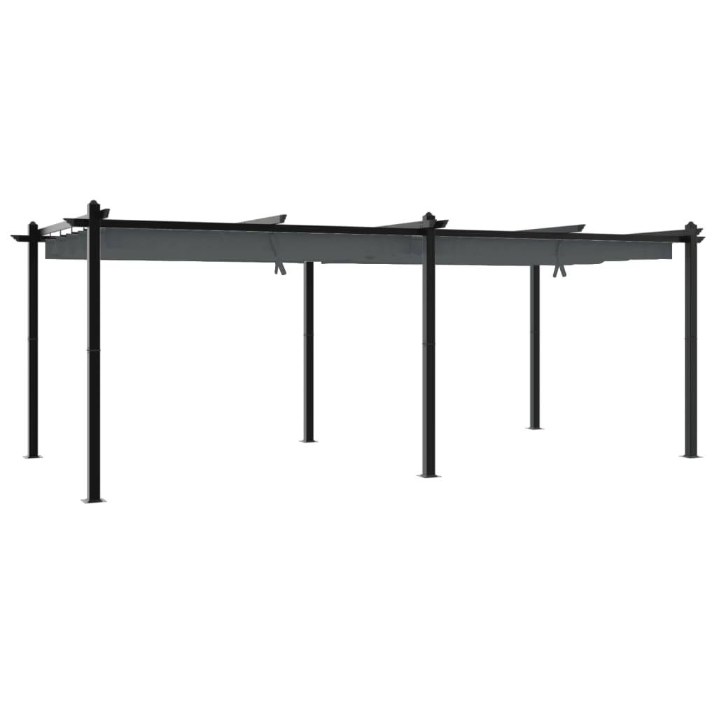 Prolenta Premium - Pergola aluminium anthracite  6 x 3 x 2,2 m  - Prolenta premium p3583.4
