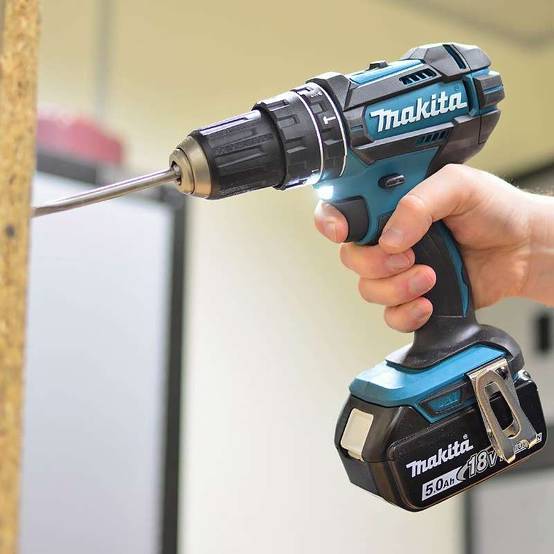 Perceuse visseuse à percussion 18 V Li-Ion Ø 13 mm MAKITA - Sans batterie, ni chargeur - DHP482Z - Image 2