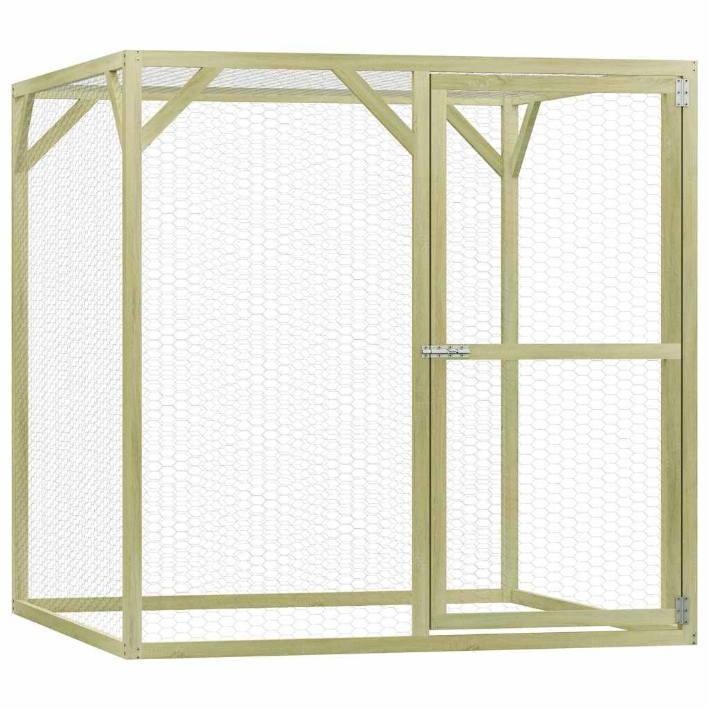 Vidaxl - Poulailler 1,5x1,5x1,5 m Pinède imprégnée vidaXL 278403 - Imagen 1