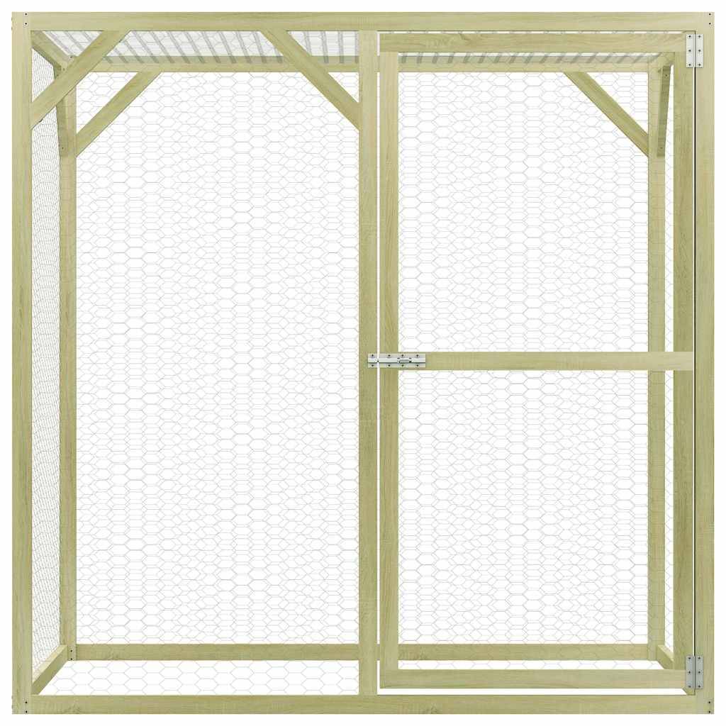 Vidaxl - Poulailler 1,5x1,5x1,5 m Pinède imprégnée vidaXL 278403 - Imagen 2