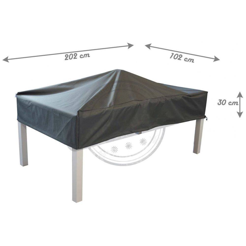Proloisirs - Housse de protection pour table - 200 x 100 cm - Grise PROLOISIRS - Image 3