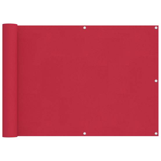 Écran de balcon Tissu oxford Bordeaux 75 x 300 cm - PANGIVO - Image 2