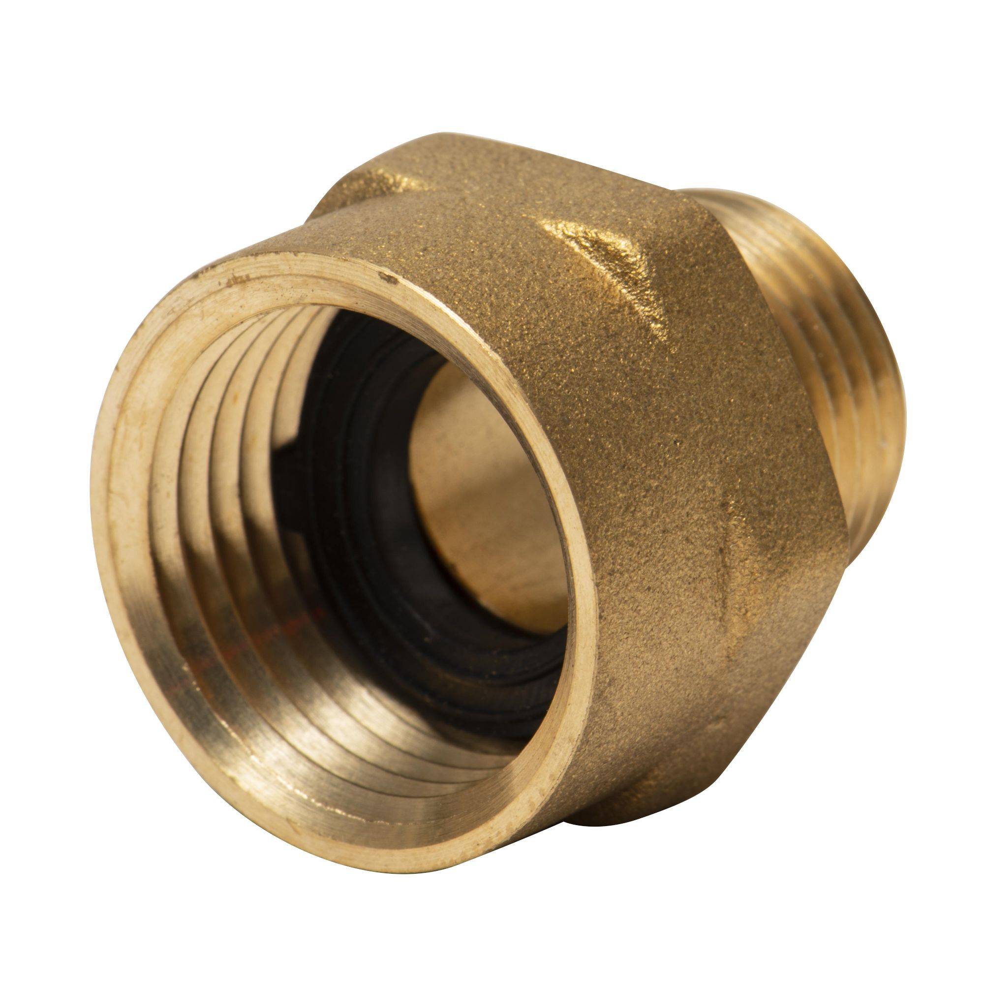 Raccord réducteur laiton femelle - mâle  1/2" x 3/8" - Image 2