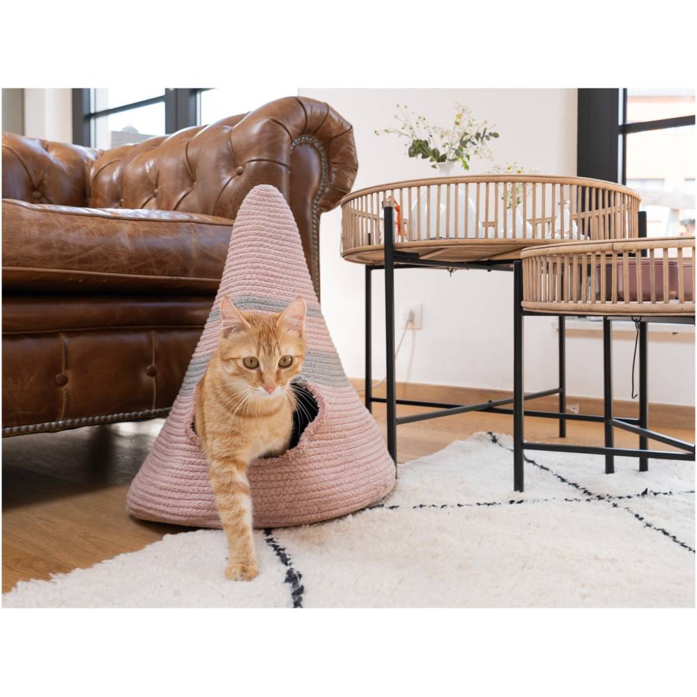 Abris pour chat Tipi Bobo pink ø 40 cm - Imagen 4