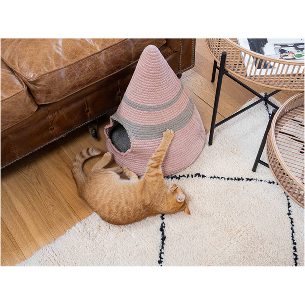 Abris pour chat Tipi Bobo pink ø 40 cm - Imagen 3
