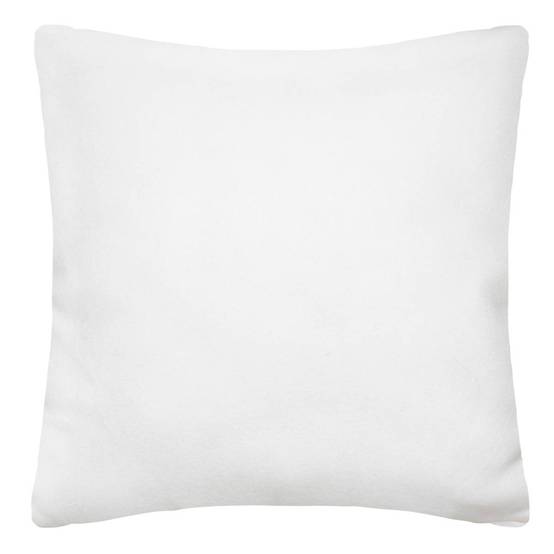 Atmosphera - Coussin "Manoir" fausse fourrure blanc 45x45cm - Atmosphera Créateur d'intérieur - Image 3