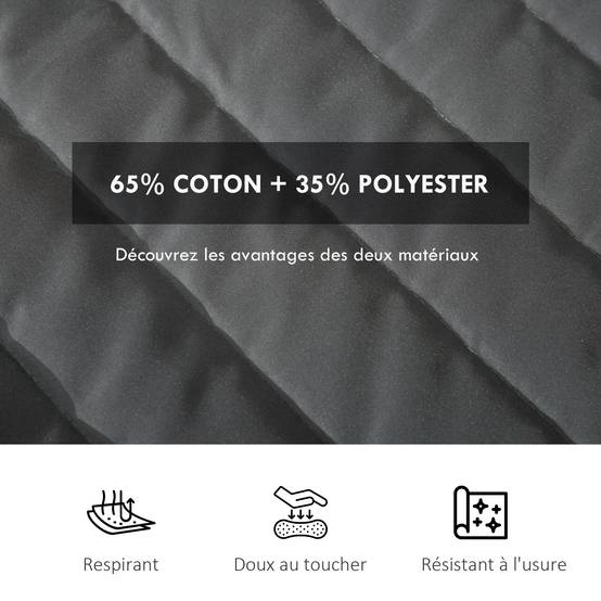 Hamac avec support acier coton gris foncé 368 x 140 x 110 cm - PANGIVO - Image 8
