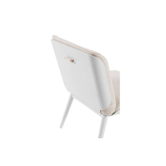 Autre - Salon de jardin en aluminium et coussins toile (set de 3) - ST VALERY - Imagen 9