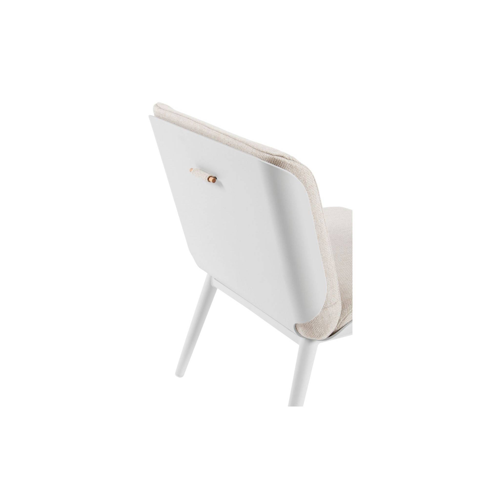 Autre - Salon de jardin en aluminium et coussins toile (set de 3) - ST VALERY - Imagen 9