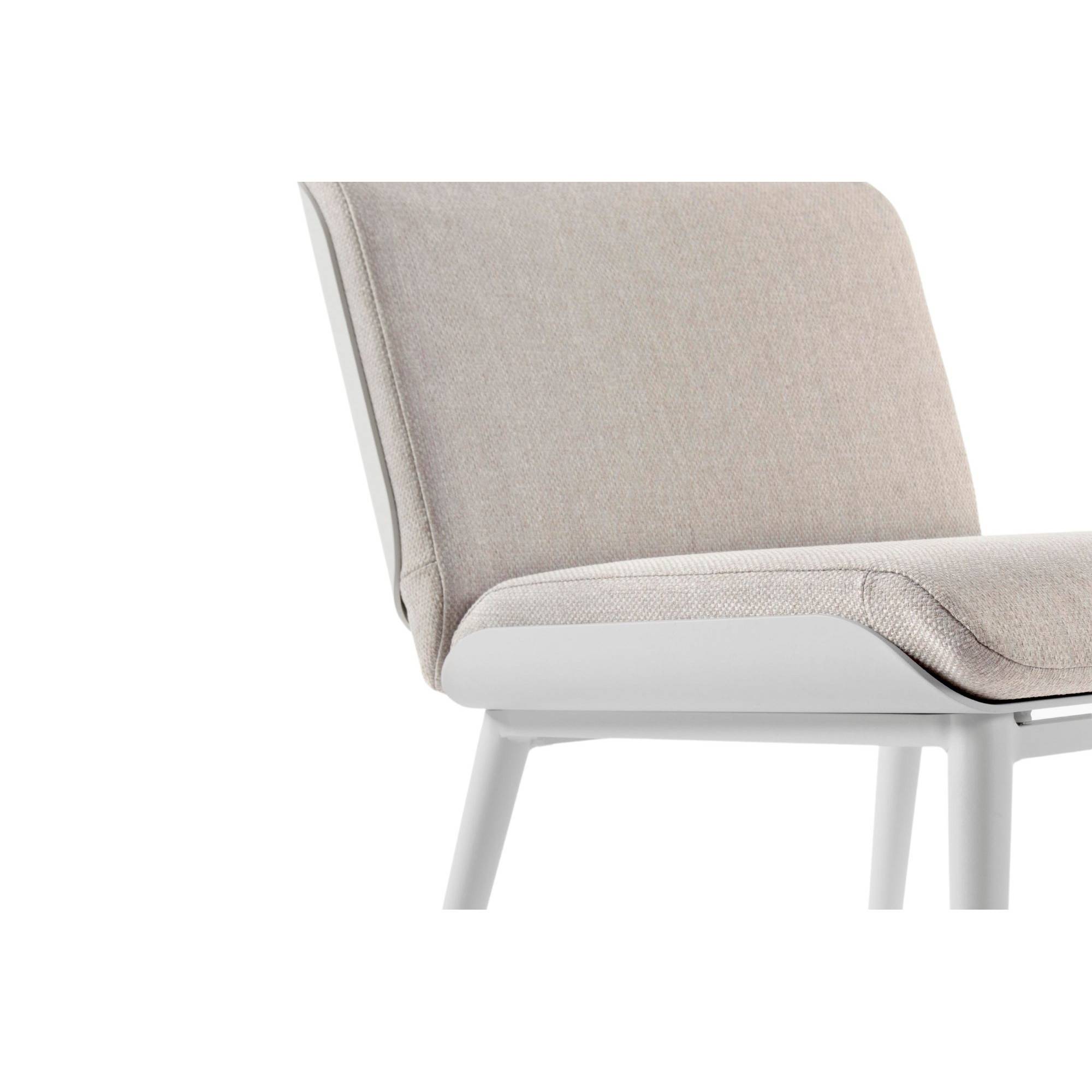 Autre - Salon de jardin en aluminium et coussins toile (set de 3) - ST VALERY - Imagen 10