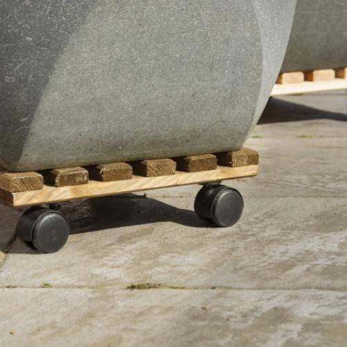 Esschert Design - Support à roulettes pour plantes - 29x29 cm, charge 240 kg - Imagen 5