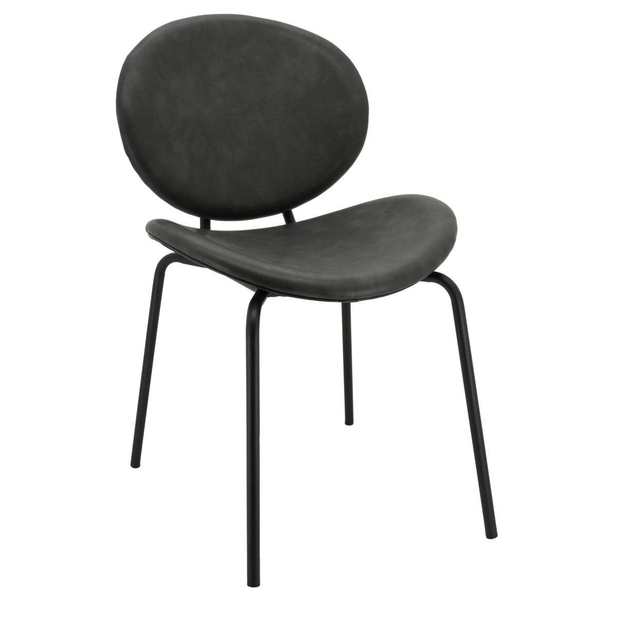 Aubry Gaspard - Chaise design en polyuréthane et métal - Imagen 1