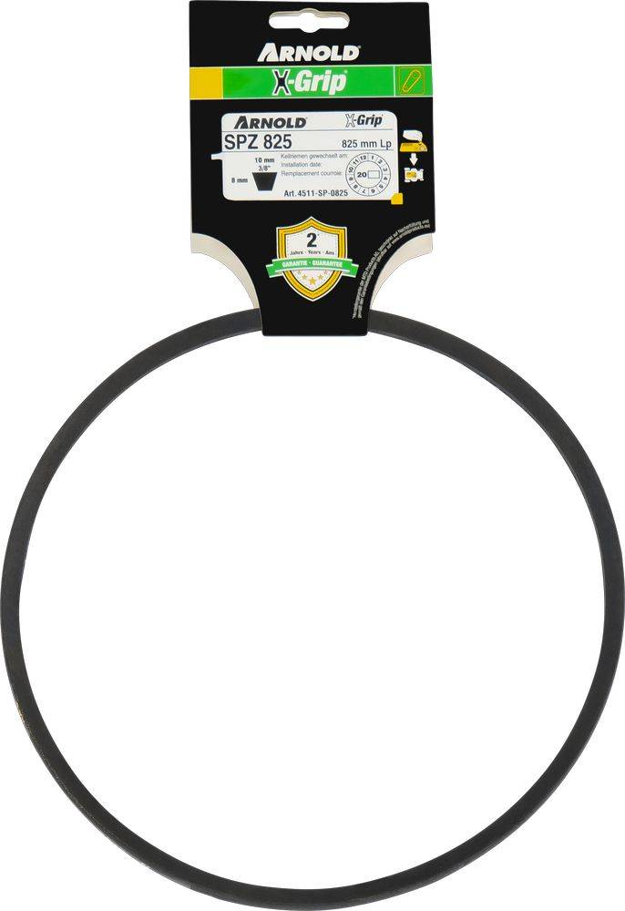 Arnold - Courroie trapézoïdale X-Grip V de type SPZ 825 Arnold - Imagen 1