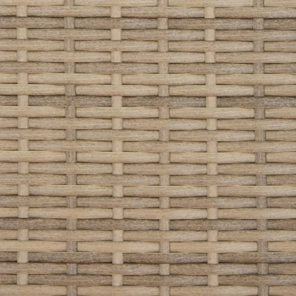 Maison Chic - Bain de soleil - Transat - Chaise longue avec coussins beige résine tressée - MEUBLE PRO-JU6545 - Image 9