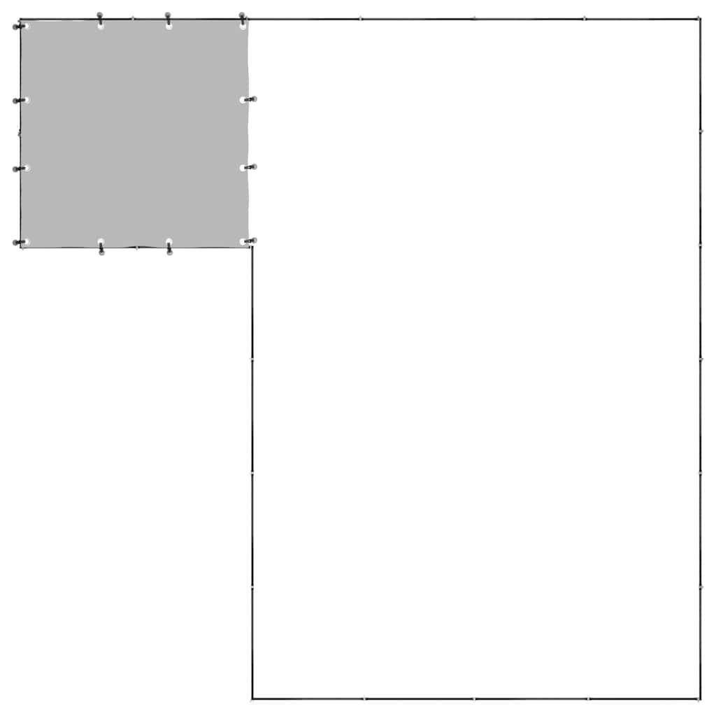 Vidaxl - Chenil Noir 8,47 m² Acier vidaXL 3082212 - Imagen 6